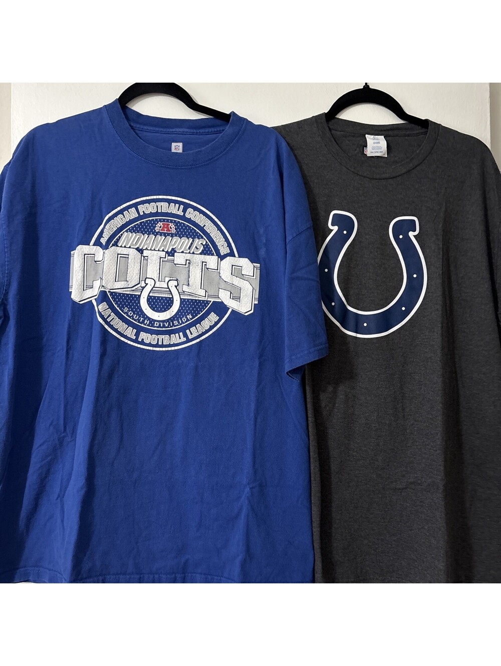 NFL Indianapolis Colts Mens XXL 2XL T-Shirt Graphics Lot Of 2